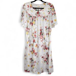 Floral Print Women's Nightgown